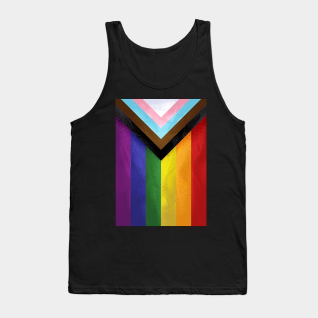 Modern Pride Flag Tank Top by nabakumov